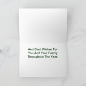 愛国的な水の色クリスマスカード – Ver.6 シーズンカード (内部)