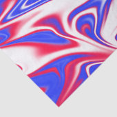 愛国的な渦巻き旋回：赤い白と青の大理石、 薄葉紙 (詳細)