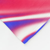 「愛国的な渦巻き：赤、白、青の大理石」 フリースブランケット (角)