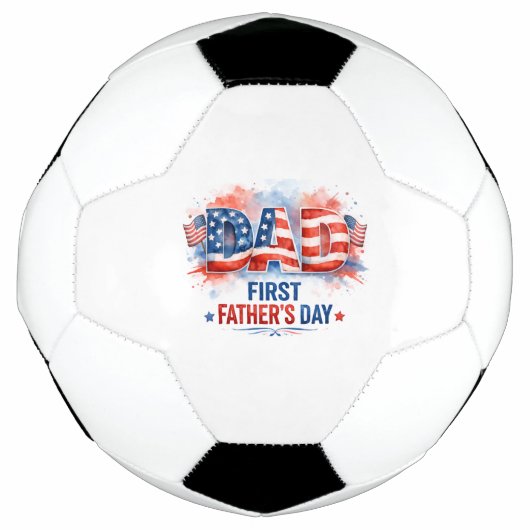 愛国的な父の日 サッカーボール (正面)
