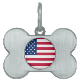 愛国的な犬のジュエリー - タグ - ペット用品 - 4月