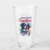 愛国的な犬派の人 タンブラーグラス (正面)