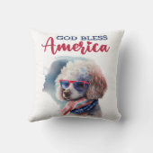 愛国的な犬 クッション (裏面)