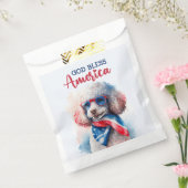愛国的な犬-プードル フェイバーバッグ (封をした状態)