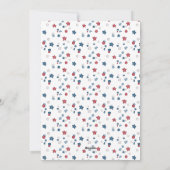 愛国的な犬 - ラブラドール・レトリーバー 7月4日カード シーズンカード (裏面)