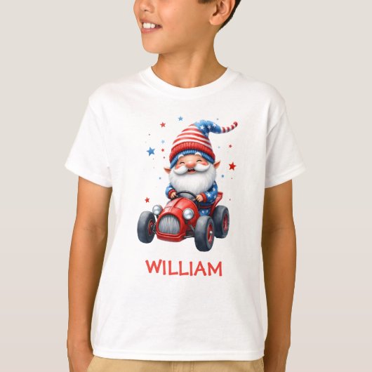 愛国的な独立記念日誕生日 Tシャツ (正面)