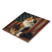 愛国的な猫 タイル (側面)