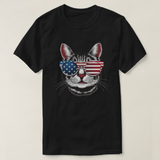 愛国的な猫 Tシャツ