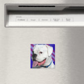 愛国的な白いボクサーの磁石 マグネット (インサイチュ (食洗機))