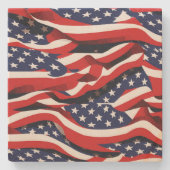 愛国的な石コースター ストーンコースター (正面)