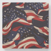 愛国的な石コースター ストーンコースター (正面)