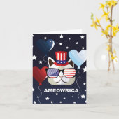 愛国的な祝祭 カード (黄色い花)