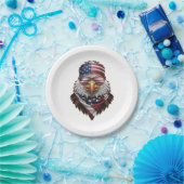 愛国的な禿鷲 ペーパープレート (パーティー)