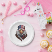 愛国的な禿鷲 ペーパープレート (パーティー)