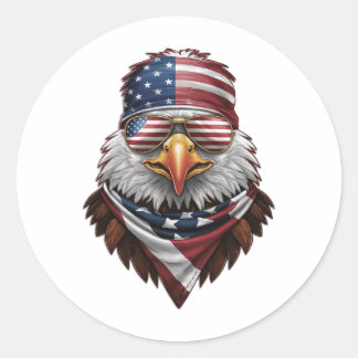 愛国的な禿鷲 ラウンドシール