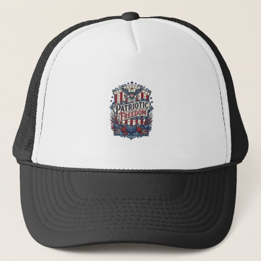 愛国的な秋の収穫ベクターグラフィックTシャツ キャップ (正面)