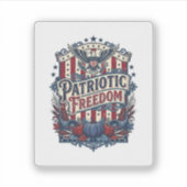 愛国的な秋の収穫ベクターグラフィックTシャツ シール (正面)
