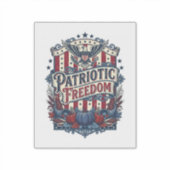 愛国的な秋の収穫ベクターグラフィックTシャツ シール (正面)