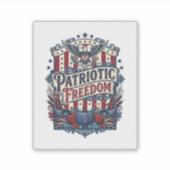 愛国的な秋の収穫ベクターグラフィックTシャツ シール (正面)