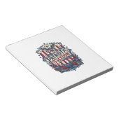 愛国的な秋の収穫ベクターグラフィックTシャツ ノートパッド (アングル)