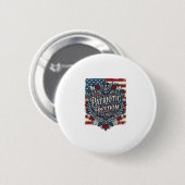 愛国的な秋の葉ベクターグラフィックTシャツ 缶バッジ (正面&裏面)