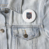 愛国的な秋の葉ベクターグラフィックTシャツ 缶バッジ (インサイチュ)