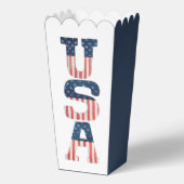 愛国的な米国の国旗7月4日 フェイバーボックス (裏面)