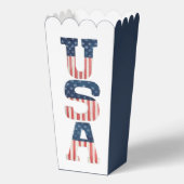 愛国的な米国の国旗7月4日 フェイバーボックス (正面)