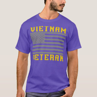愛国的な米国兵士ベト誇りを持ったナム退役軍人 Tシャツ