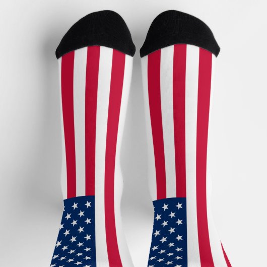 愛国的な米国国旗のソックス ソックス (上部)