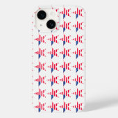 愛国的な米国国旗の星 Case-Mate iPhoneケース (裏面)