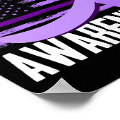 愛国的な米国国旗の薬物過剰摂取オピオイド過剰摂取Aw ポスター (角)