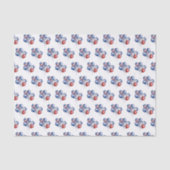 愛国的な米国赤白青国旗の風船 薄葉紙 (正面)