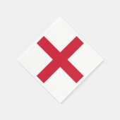 愛国的な紙ナプキンとイギリス国旗 スタンダードカクテルナプキン (角)