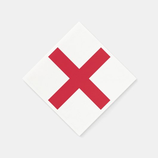 愛国的な紙ナプキンとイギリス国旗 スタンダードカクテルナプキン (角)