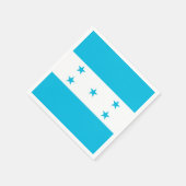 愛国的な紙ナプキンとホンジュラス国旗 スタンダードカクテルナプキン (角)