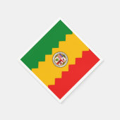 愛国的な紙ナプキンとロサンゼルス国旗 スタンダードカクテルナプキン (角)