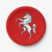 愛国的な紙プレートとケント郡の国旗 ペーパープレート (正面)