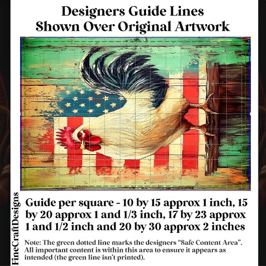 愛国的な素朴ファームハウスルースターDB8LFデクページ 薄葉紙