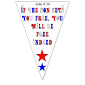 愛国的な聖なる書物、 経典バナーのバンティングフラグ バンティングフラッグ (第3の旗)