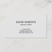 愛国的な芝生&造園サービスモーイング 名刺 (裏面)