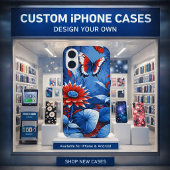 愛国的な花と蝶の夢の風景 Case-Mate iPhoneケース