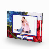 愛国的な花の写真ブロック フォトブロック (右)