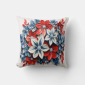 愛国的な花 クッション (正面)