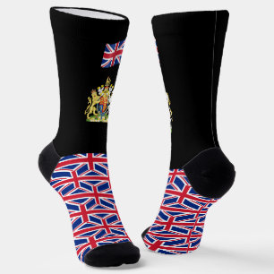 愛国的な英国ソックス、ユニオンジャック国旗、英国 ソックス