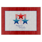 愛国的な英雄の壁の栄光、ありがとう軍隊 カッティングボード (正面)