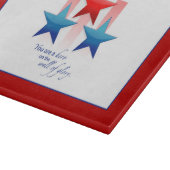 愛国的な英雄の壁の栄光、ありがとう軍隊 カッティングボード (角)