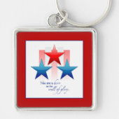 愛国的な英雄の壁の栄光、ありがとう軍隊 キーホルダー (正面)