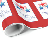 愛国的な英雄の壁の栄光、ありがとう軍隊 ラッピングペーパー (ロールコーナー)