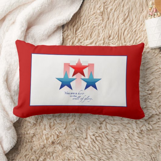 愛国的な英雄の壁の栄光、ありがとう軍隊 ランバークッション (ブランケット)